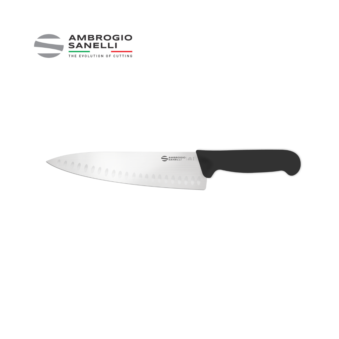 Ambrogio Sanelli Supra Chef's Knife Granton Blade 24cm