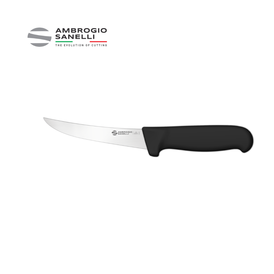 Ambrogio Sanelli Supra Boning Knife Curve Blade Semi-Stiff