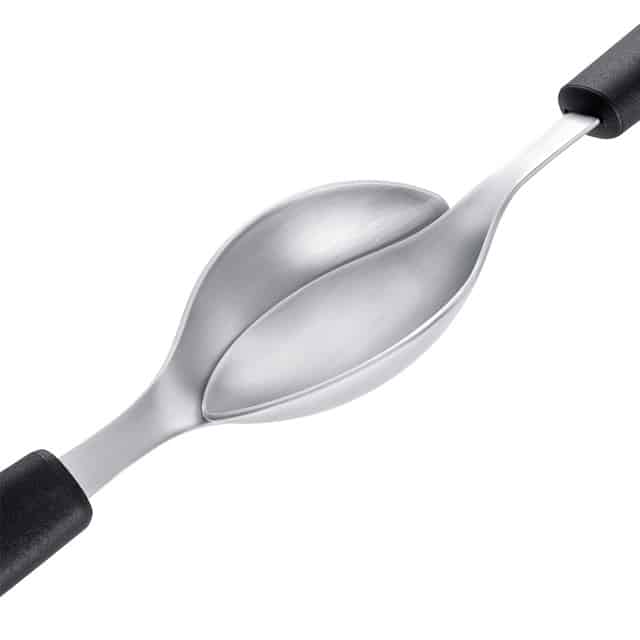 Triangle Quenelle Spoon Set of 2